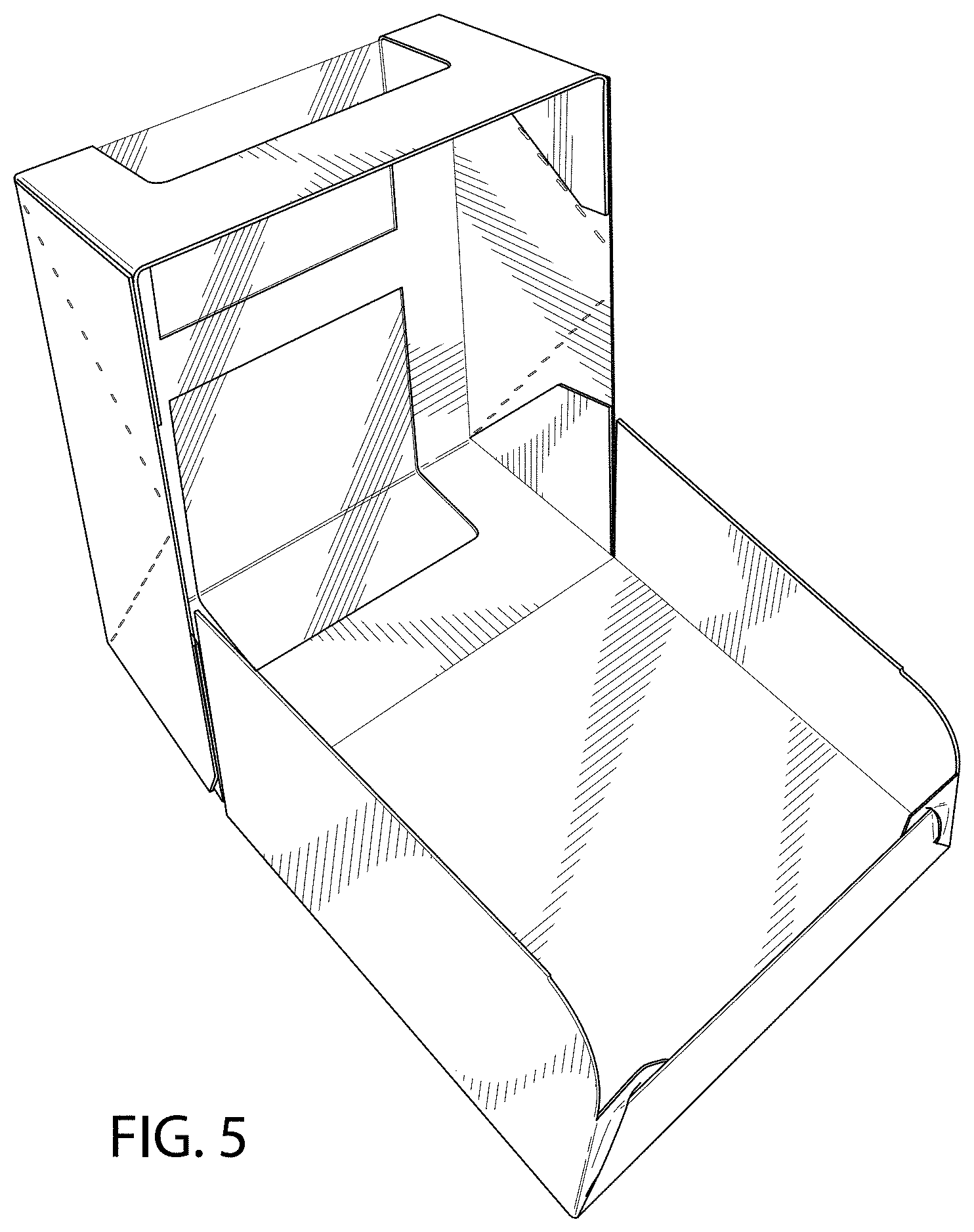 Patent USD1000269 Figure 4 – Closeable container