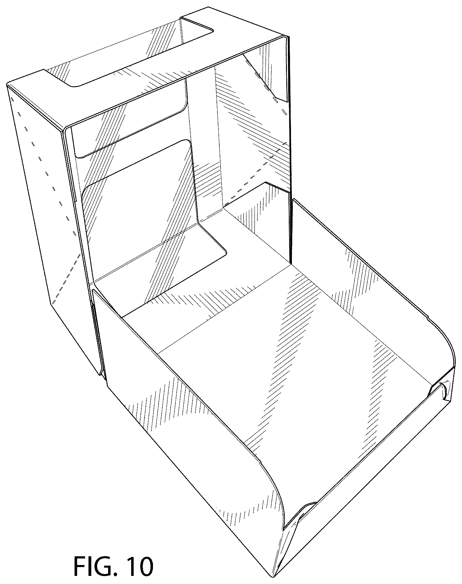 Patent USD1000269 Figure 8 – Closeable container
