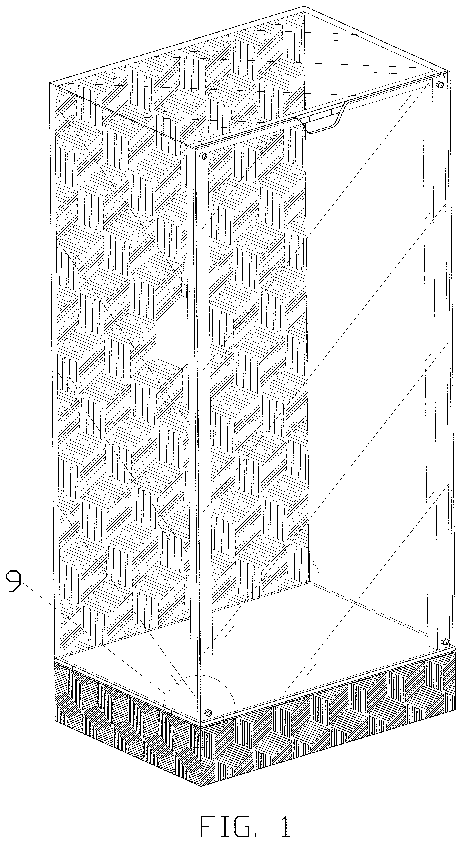 Patent USD1000271 Figure 1 – Display box