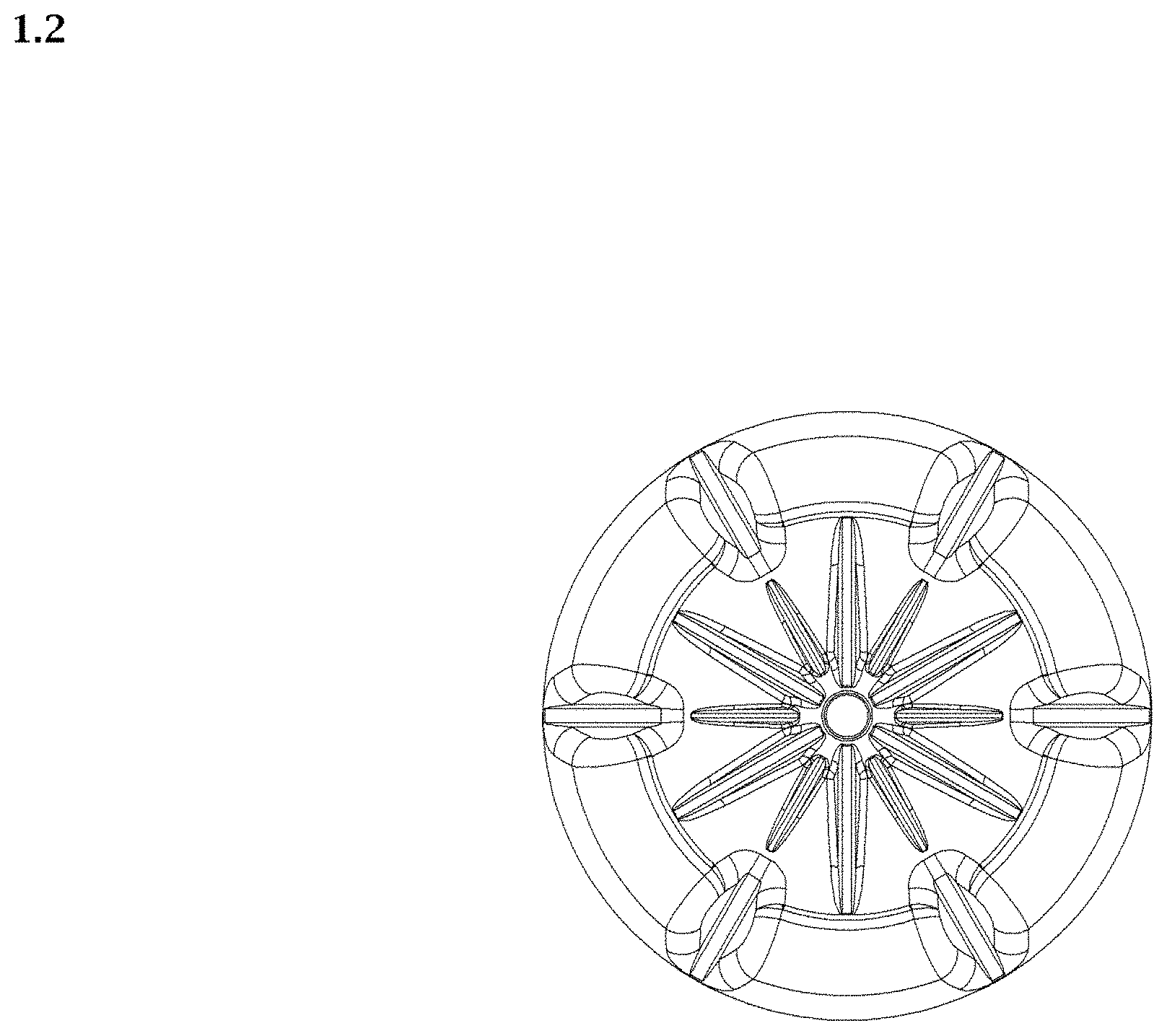 Patent USD1000274 Figure 2 – Bottle base