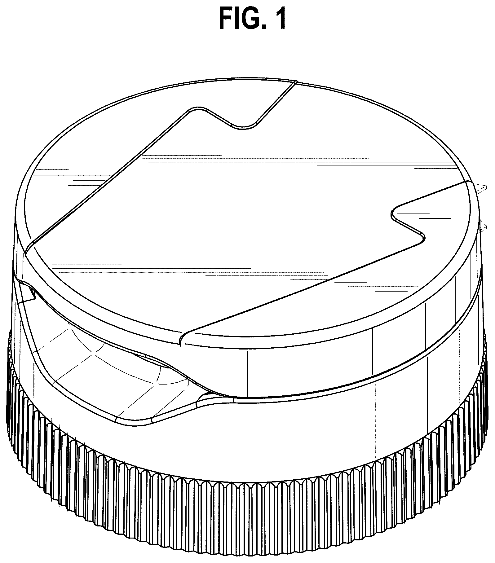 Patent USD1000276 Figure 1 – Closure for a container