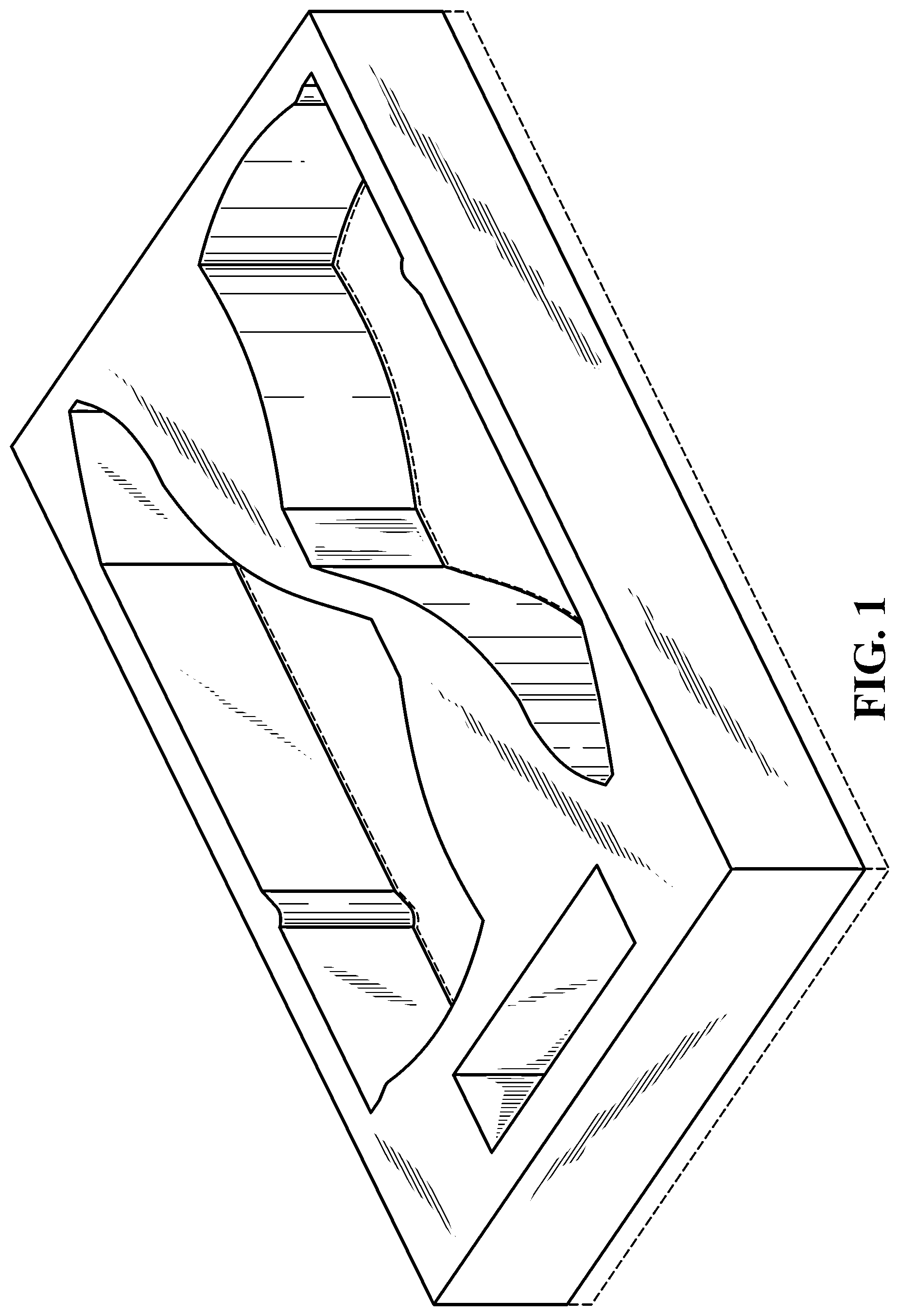 Patent USD1000277 Figure 1 – Packaging for shoes and accessory
