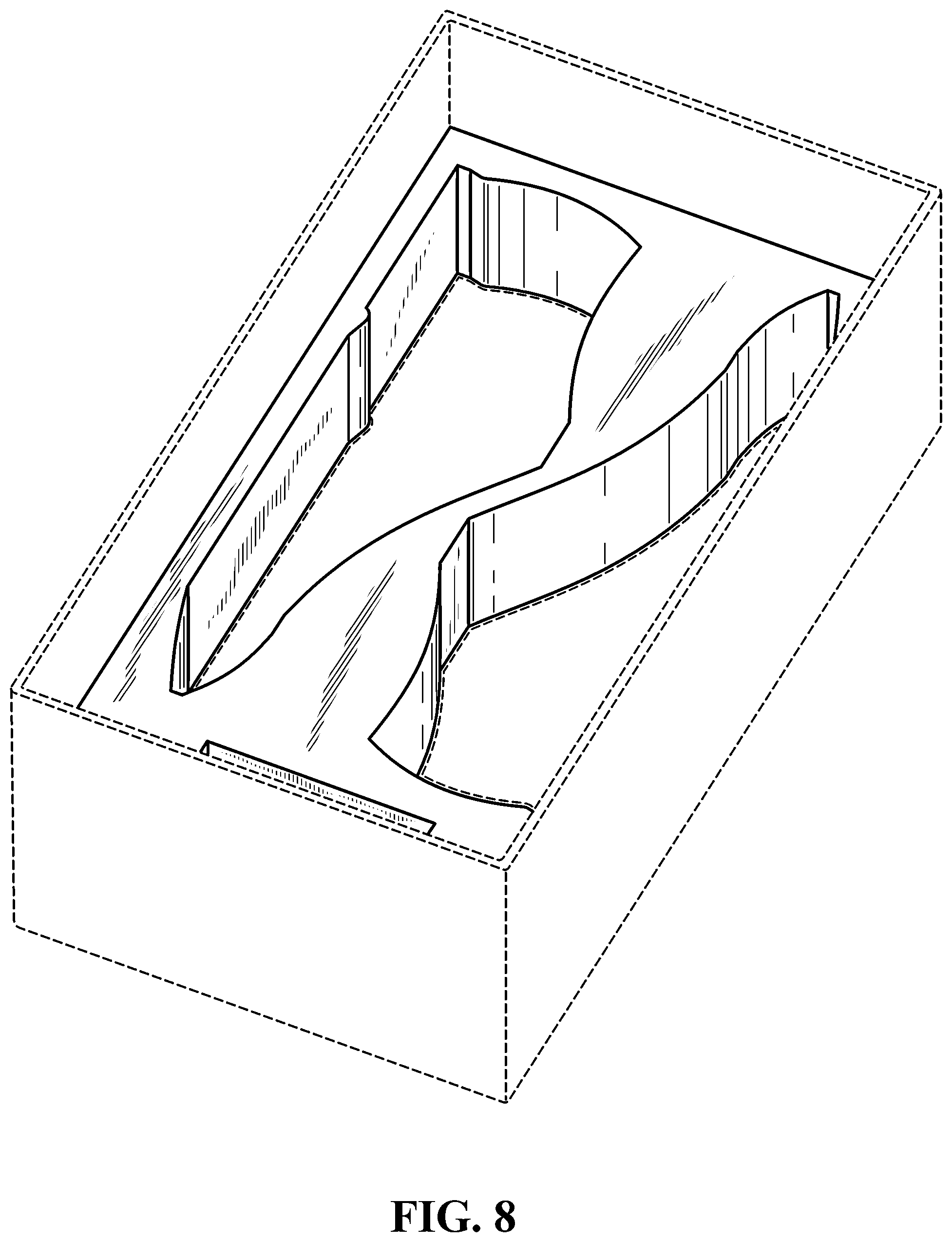 Patent USD1000277 Figure 5 – Packaging for shoes and accessory