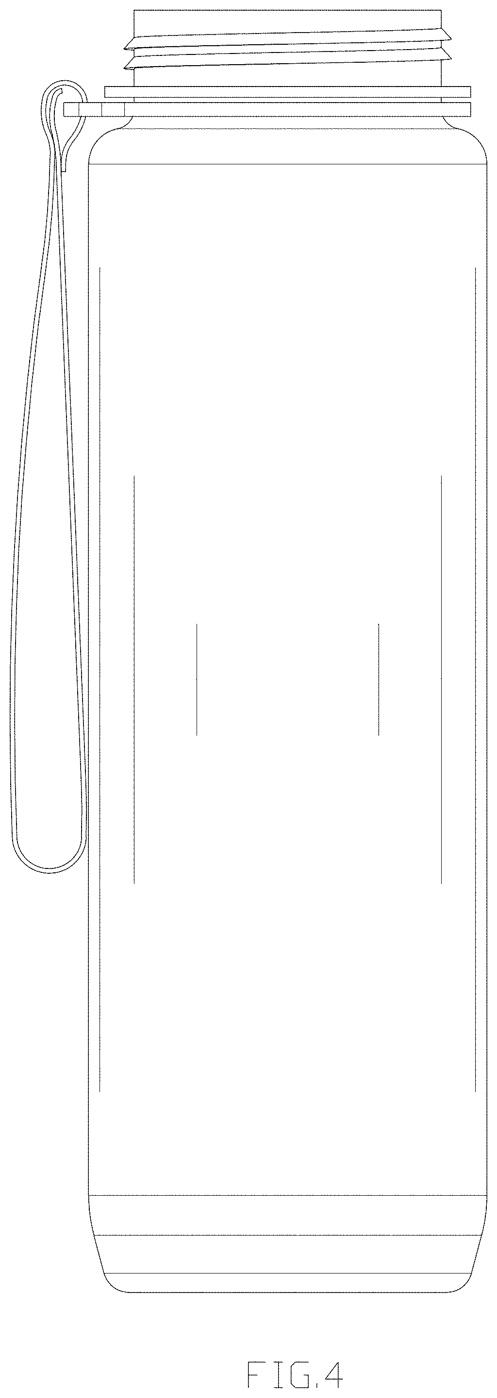 Patent USD1000278 Figure 4 – Water bottle