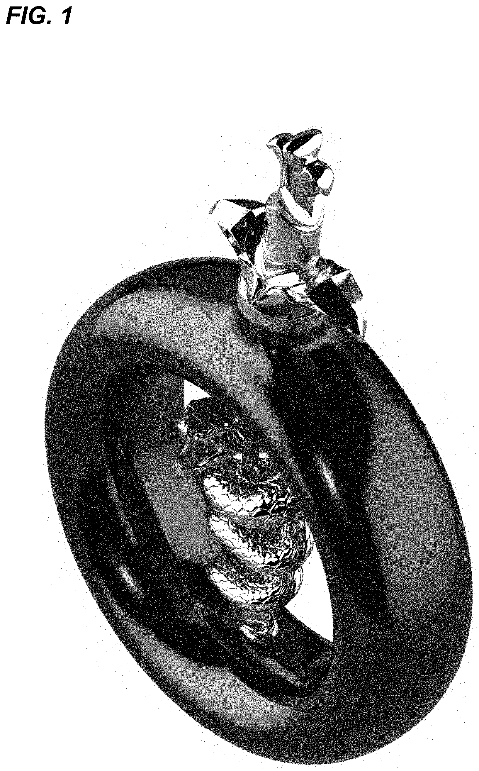 Patent USD1000281 Figure 1 – Bottle