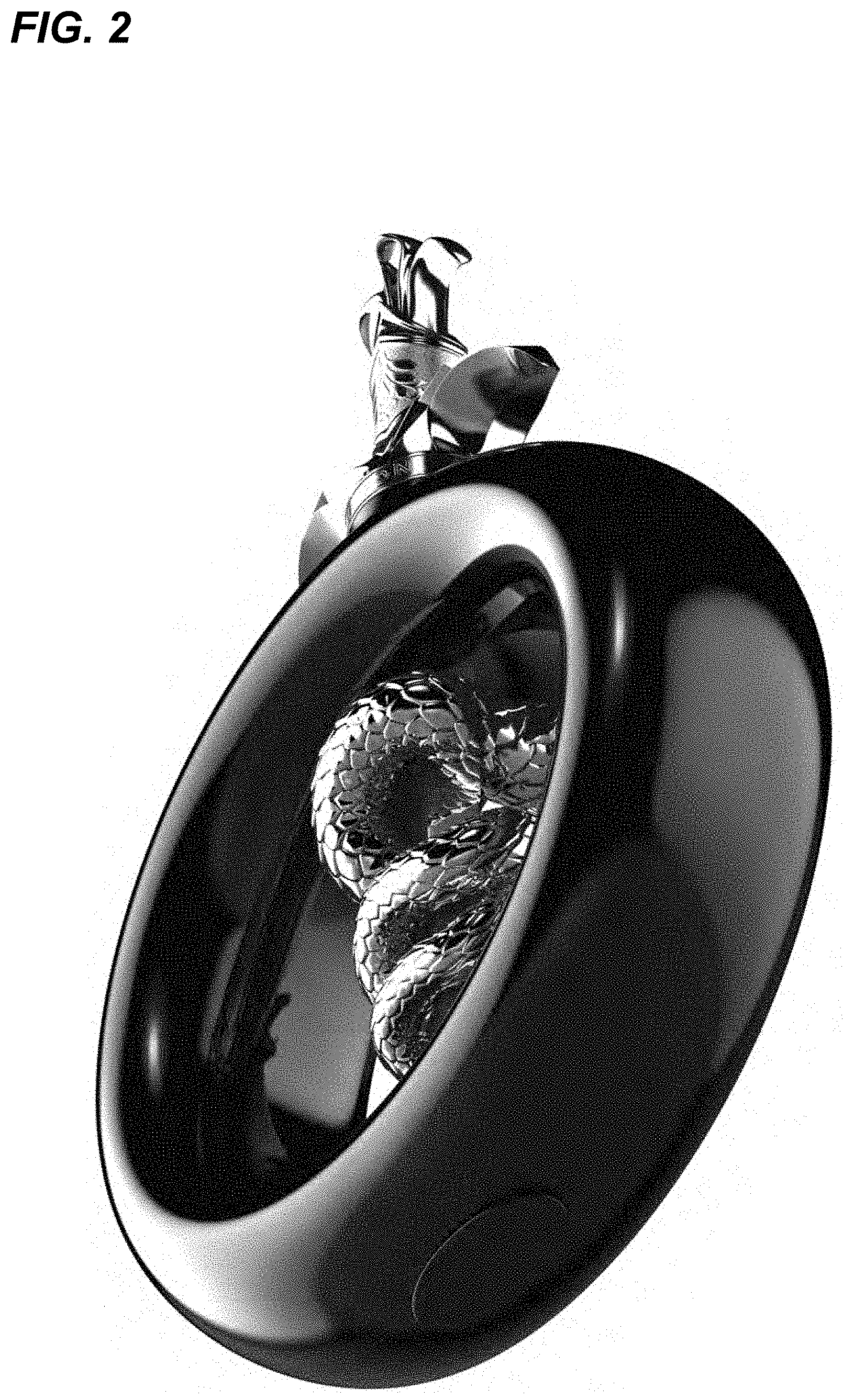 Patent USD1000281 Figure 2 – Bottle