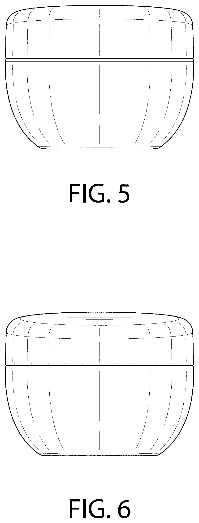 Patent USD1000282 Figure 3 – Jar