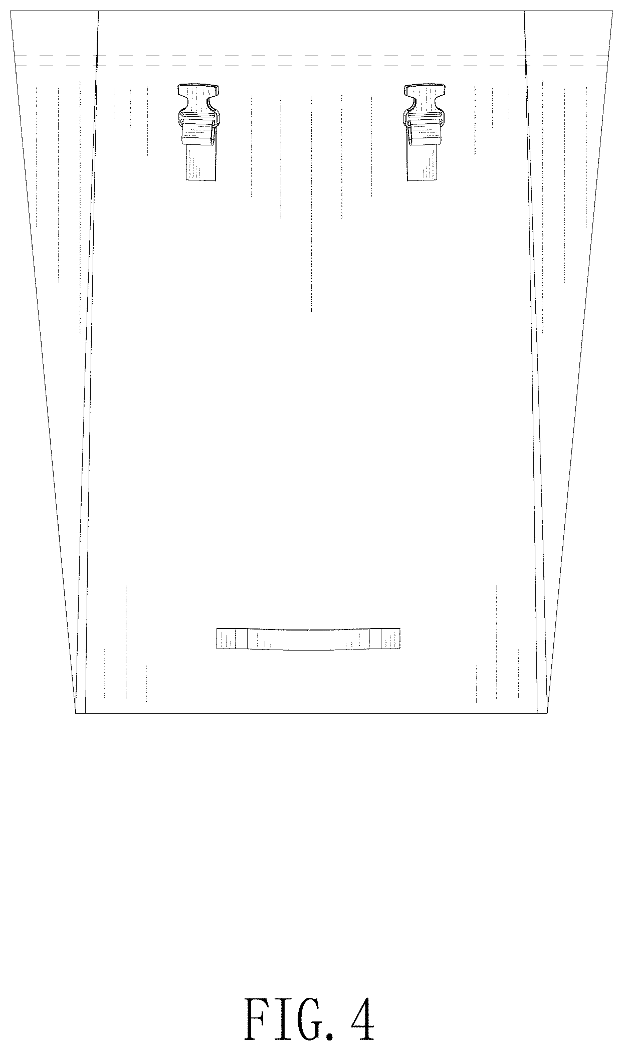 Patent USD1000285 Figure 4 – Garden waste bag