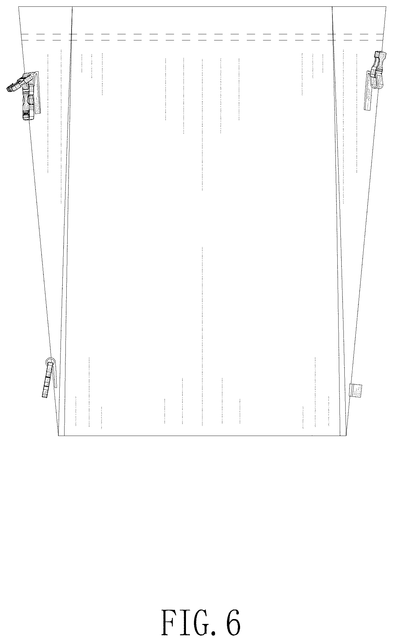 Patent USD1000285 Figure 6 – Garden waste bag