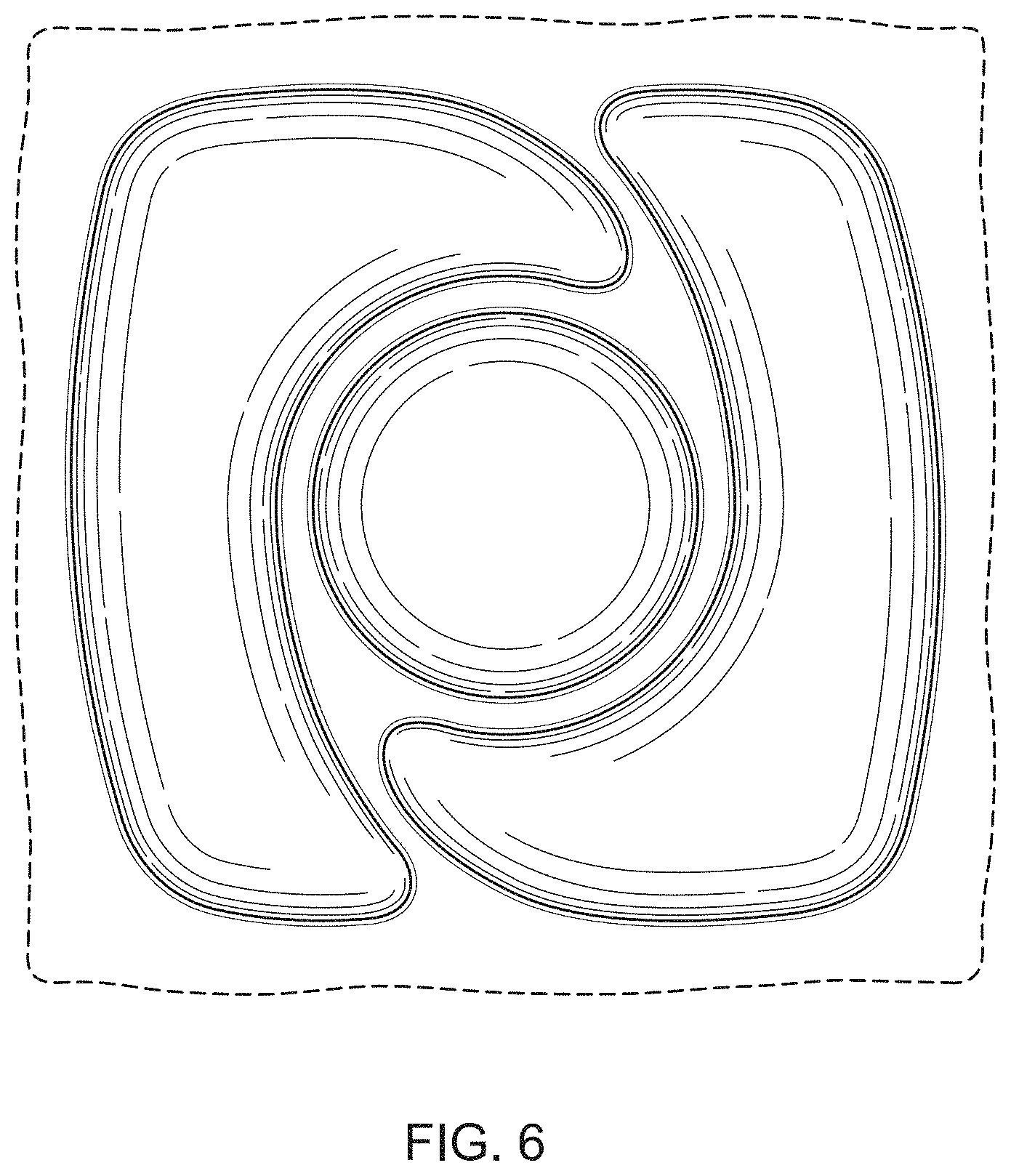 Patent USD1000287 Figure 6 – Multi-chamber pouch