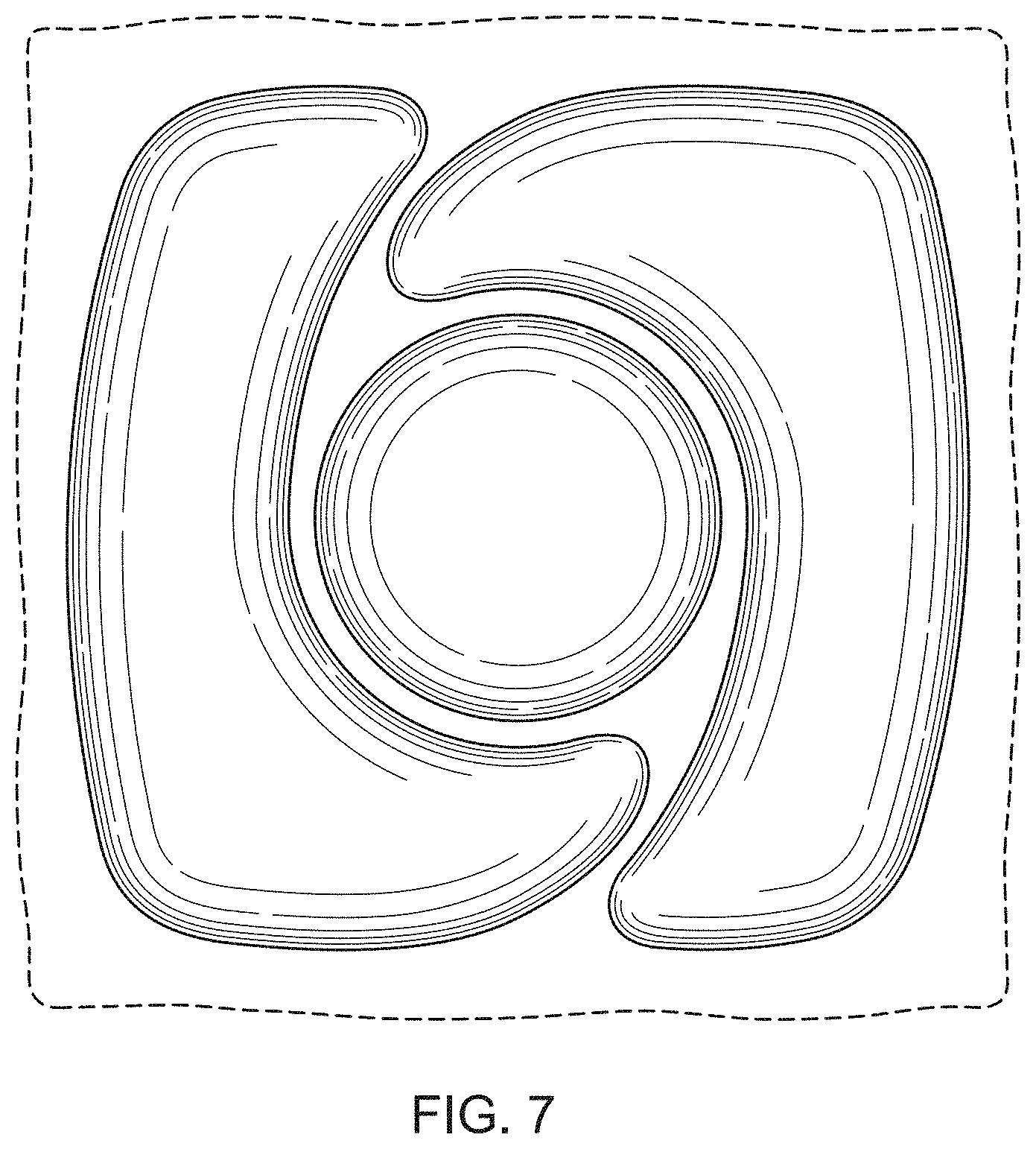 Patent USD1000287 Figure 7 – Multi-chamber pouch