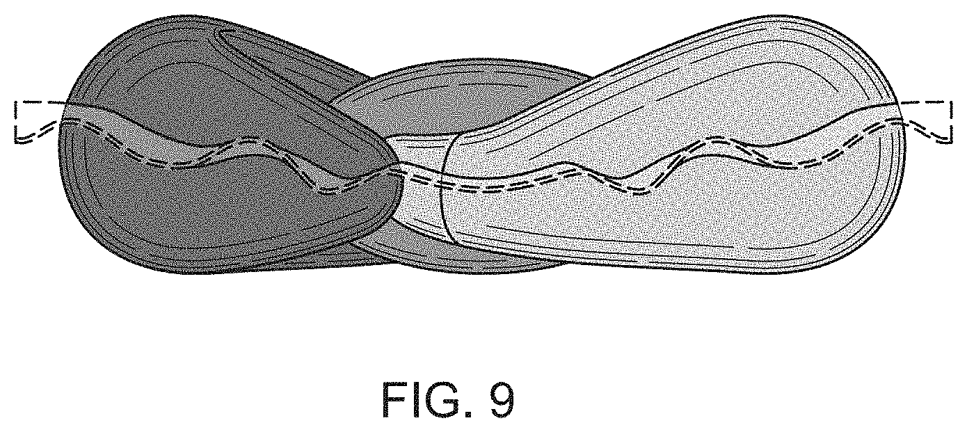 Patent USD1000287 Figure 9 – Multi-chamber pouch