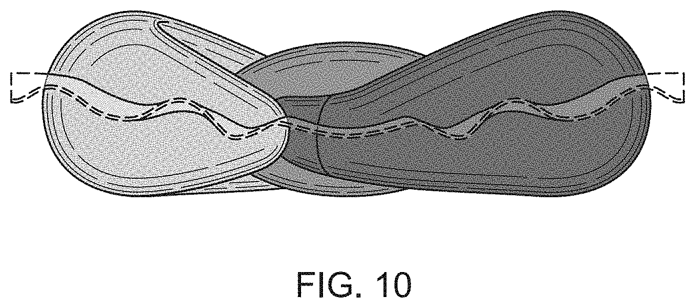 Patent USD1000287 Figure 10 – Multi-chamber pouch