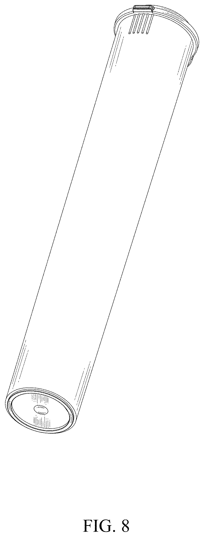 Patent USD1000288 Figure 8 – Squeeze tube