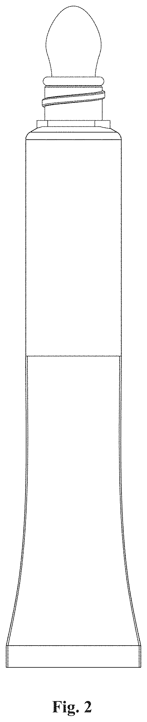 Patent USD1000289 Figure 2 – Cosmetic tube