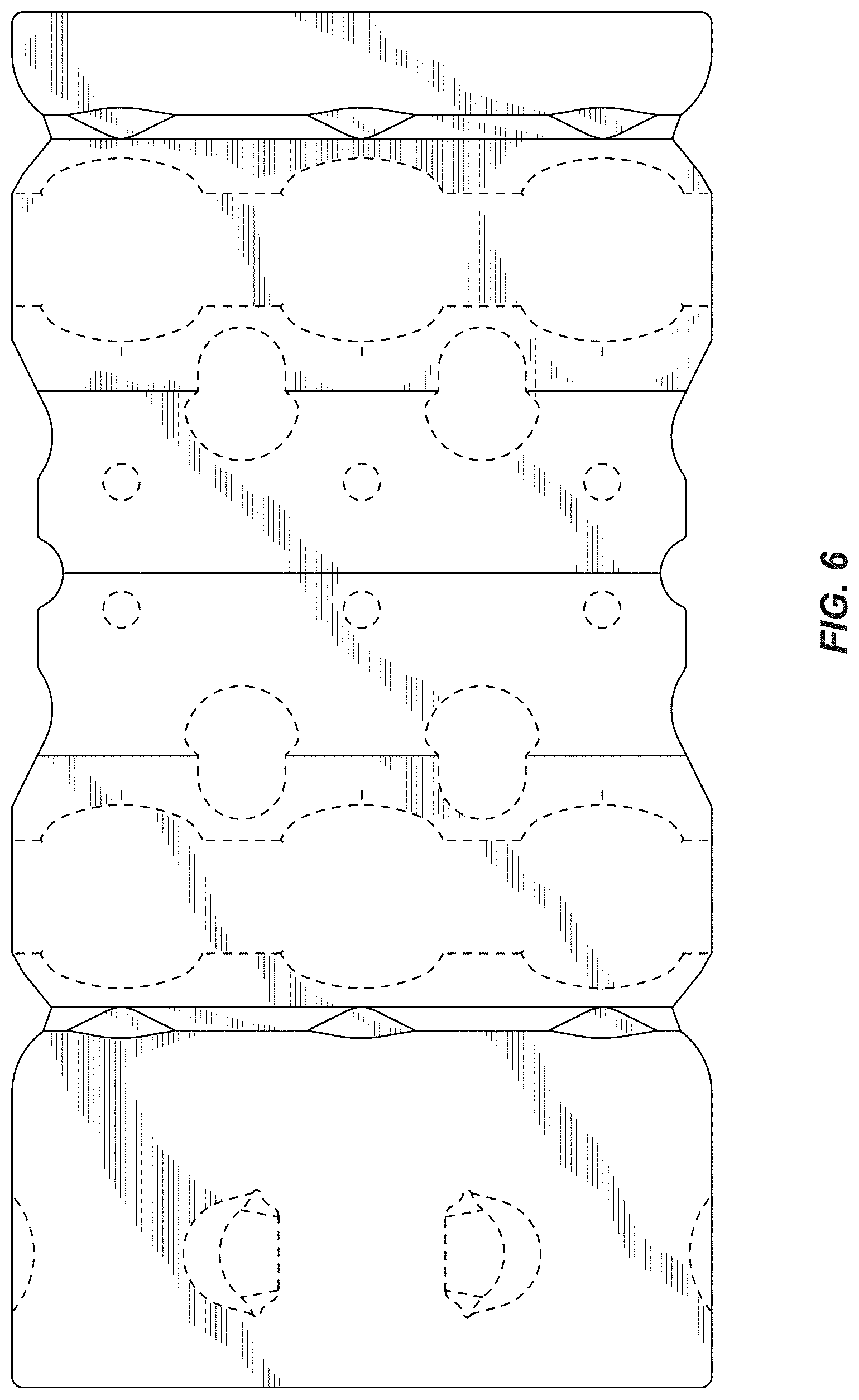 Patent USD1000290 Figure 6 – Carrier for containers