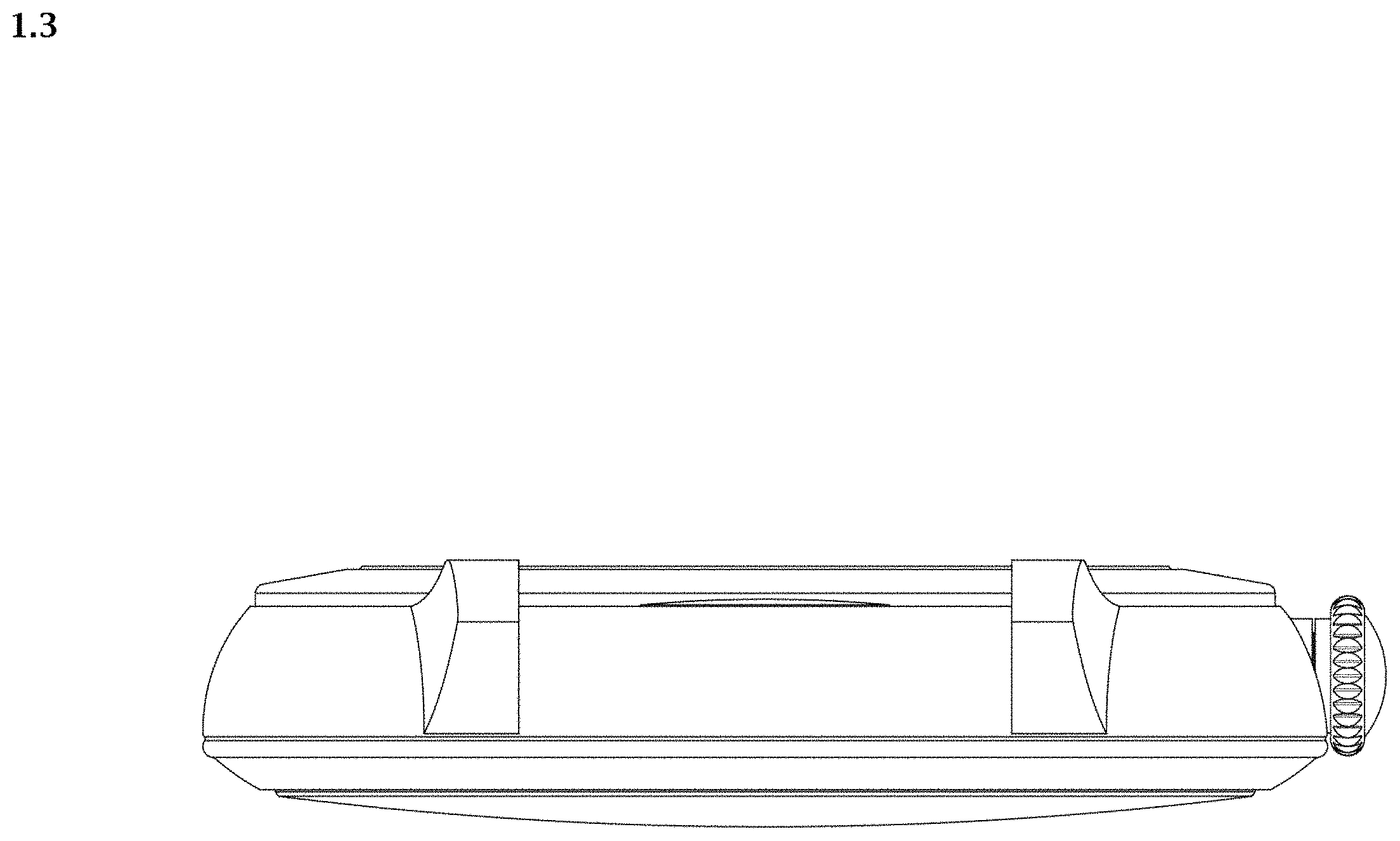 Patent USD1000293 Figure 3 – Watch case