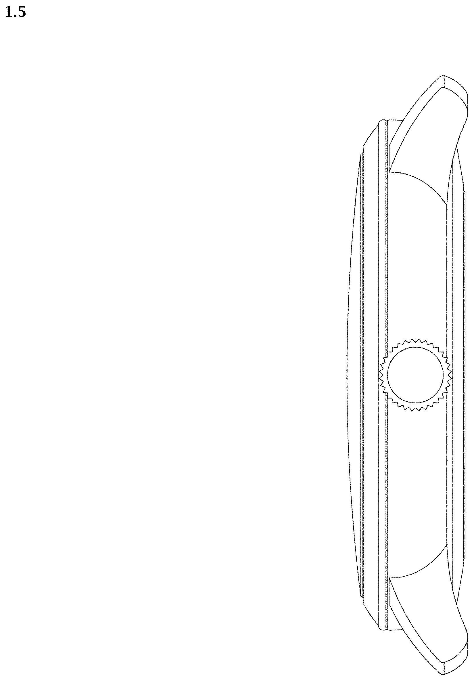 Patent USD1000293 Figure 5 – Watch case