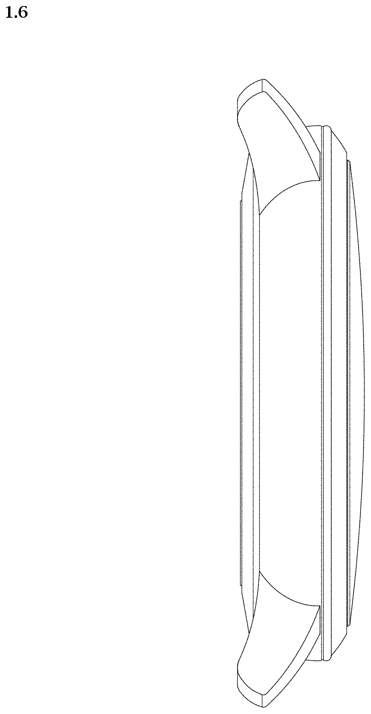 Patent USD1000293 Figure 6 – Watch case