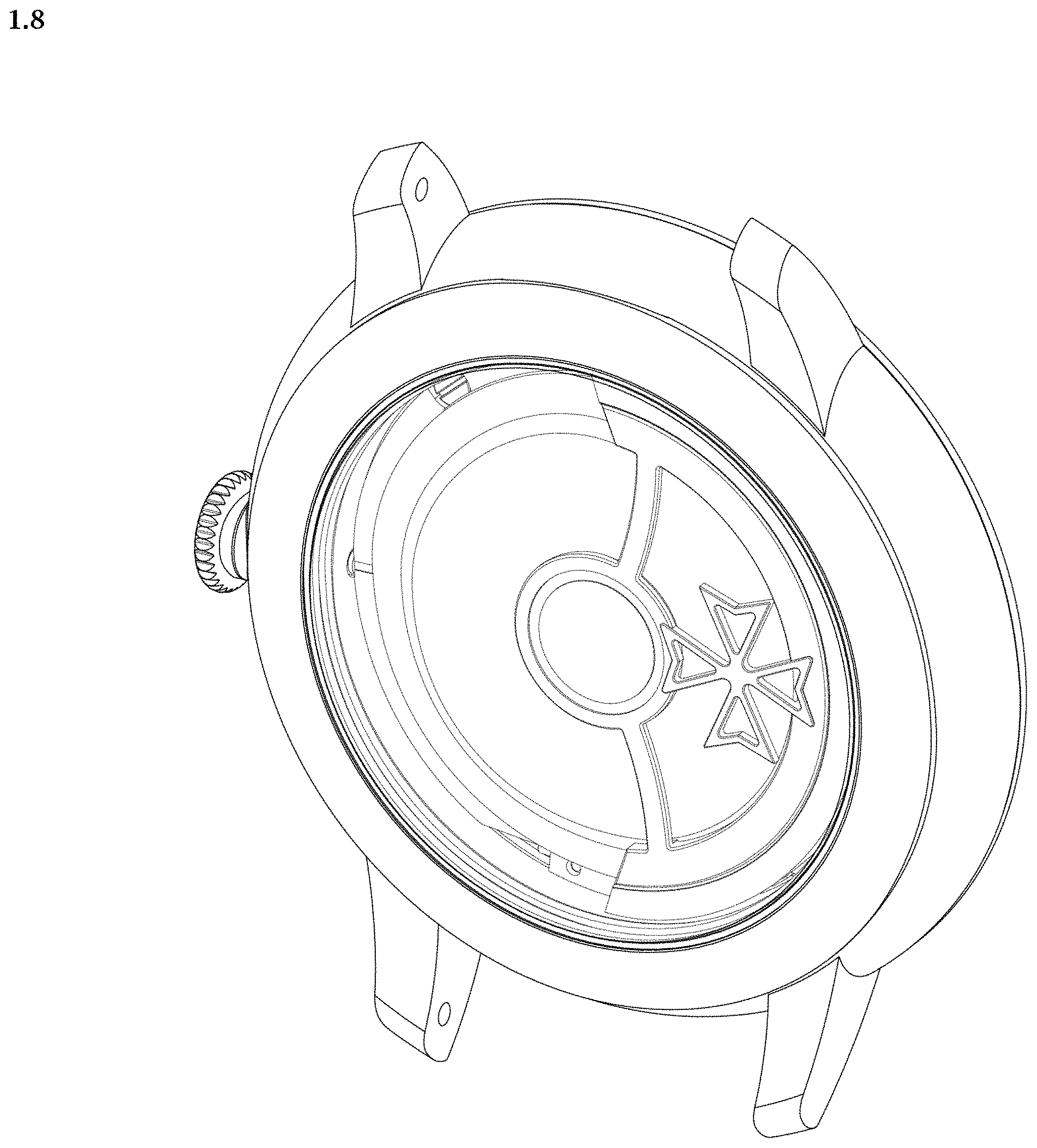Patent USD1000293 Figure 8 – Watch case
