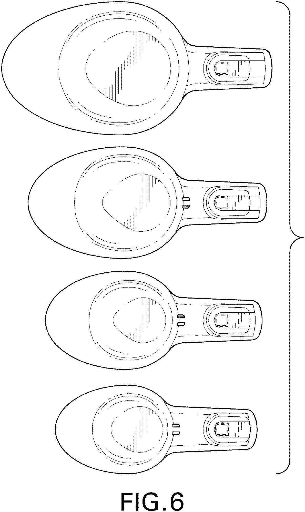 Patent USD1000294 Figure 6 – Measuring cup set
