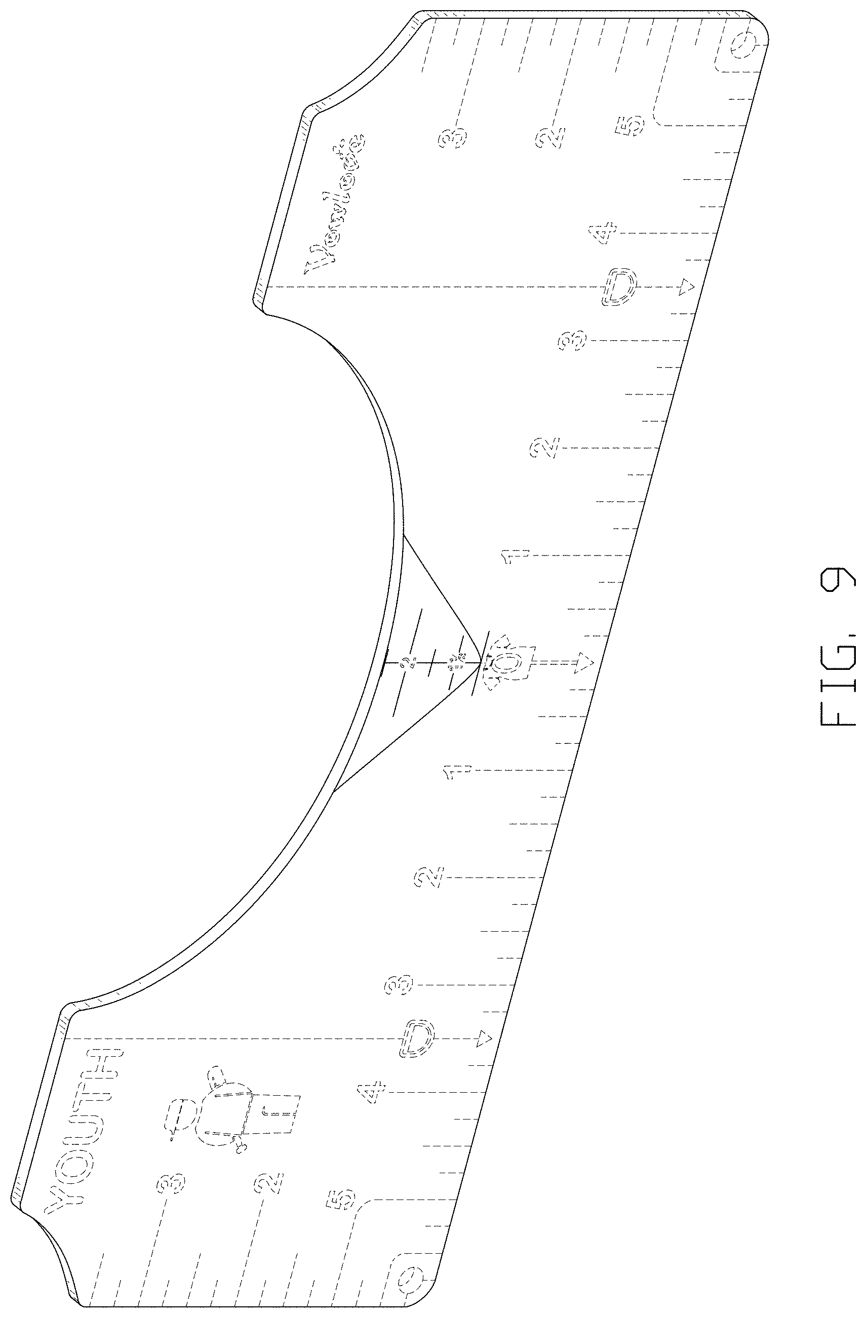 Patent USD1000296 Figure 9 – T-shirt ruler