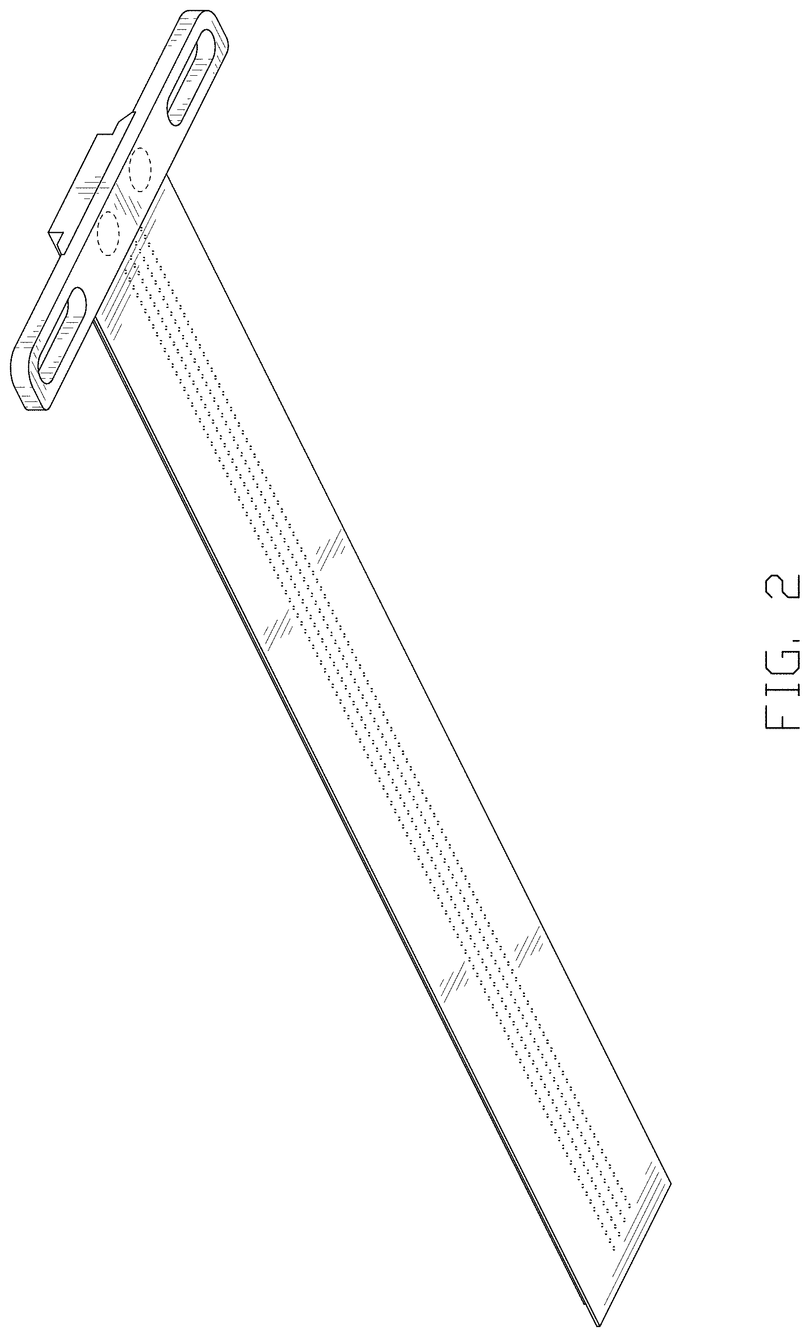 Patent USD1000301 Figure 2 – Hole marking ruler