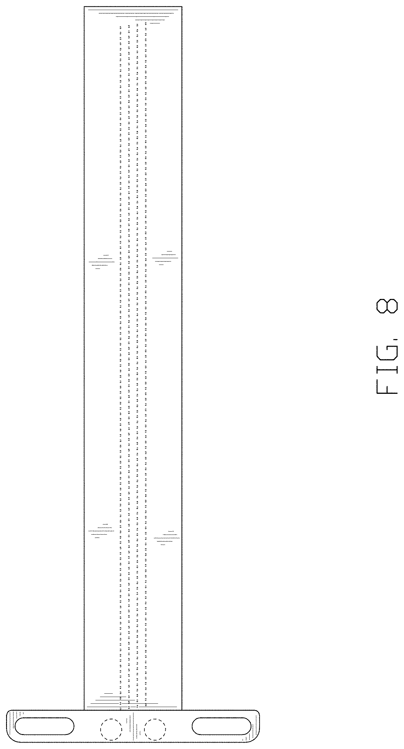 Patent USD1000301 Figure 8 – Hole marking ruler