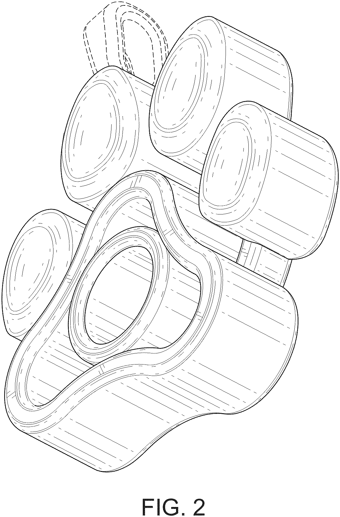 Patent USD1000309 Figure 2 – Jewelry pendant