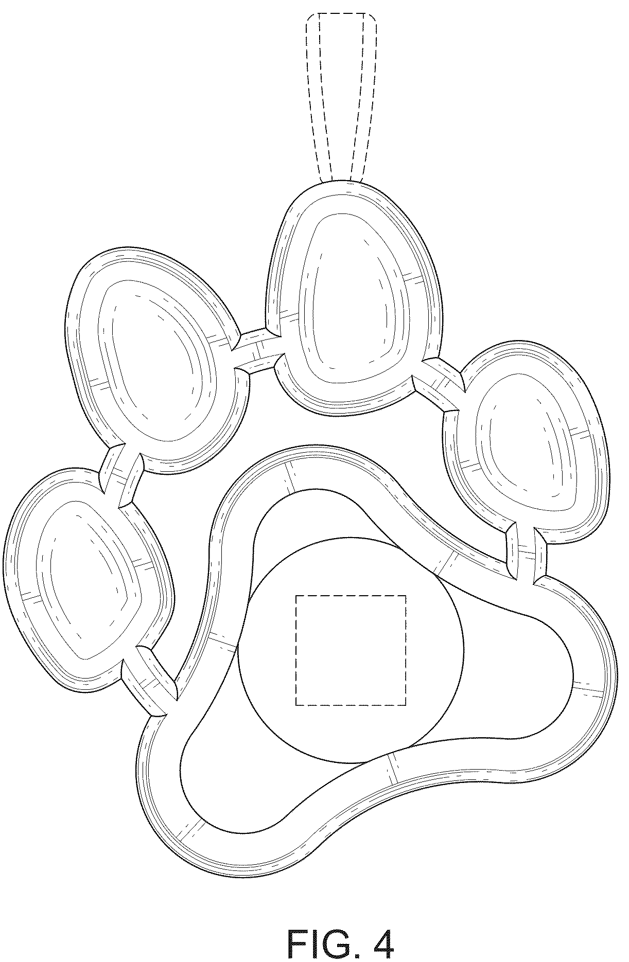 Patent USD1000309 Figure 4 – Jewelry pendant
