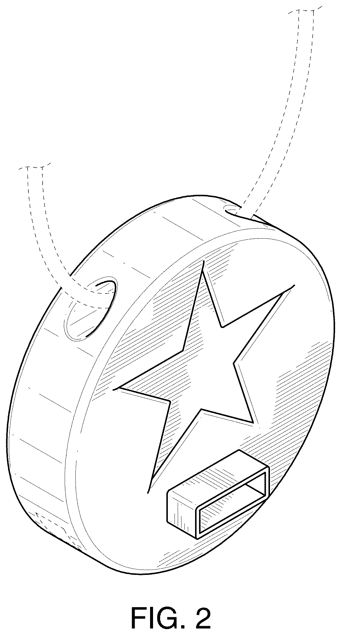 Patent USD1000310 Figure 2 – Medallion