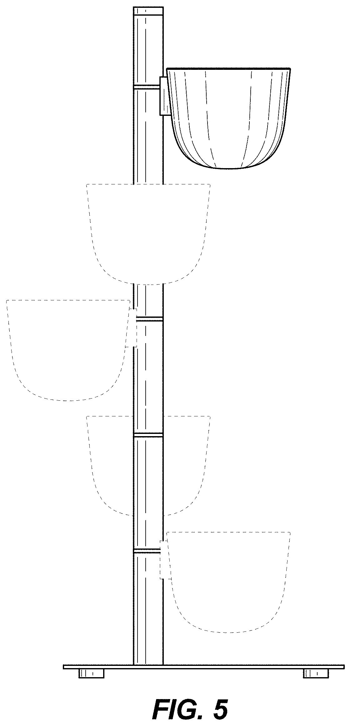 Patent USD1000312 Figure 4 – Planter
