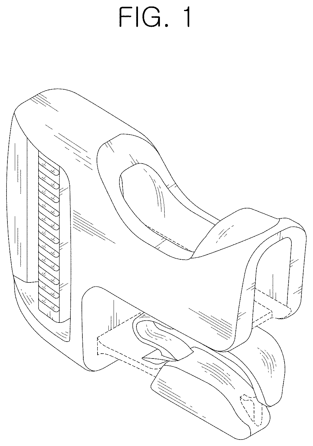 Patent USD1000314 — Buckle member for bag — Figure 1