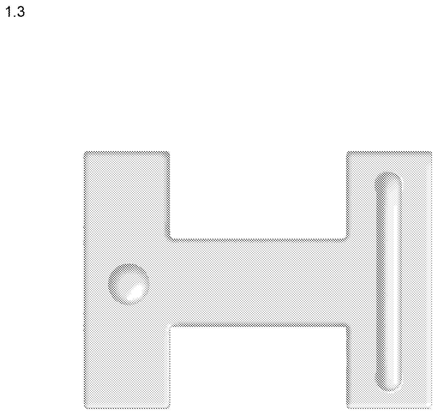 Patent USD1000315 Figure 3 – Belt buckle