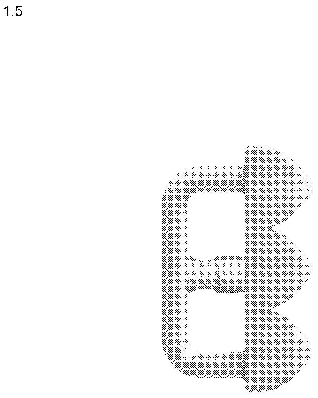 Patent USD1000315 Figure 5 – Belt buckle