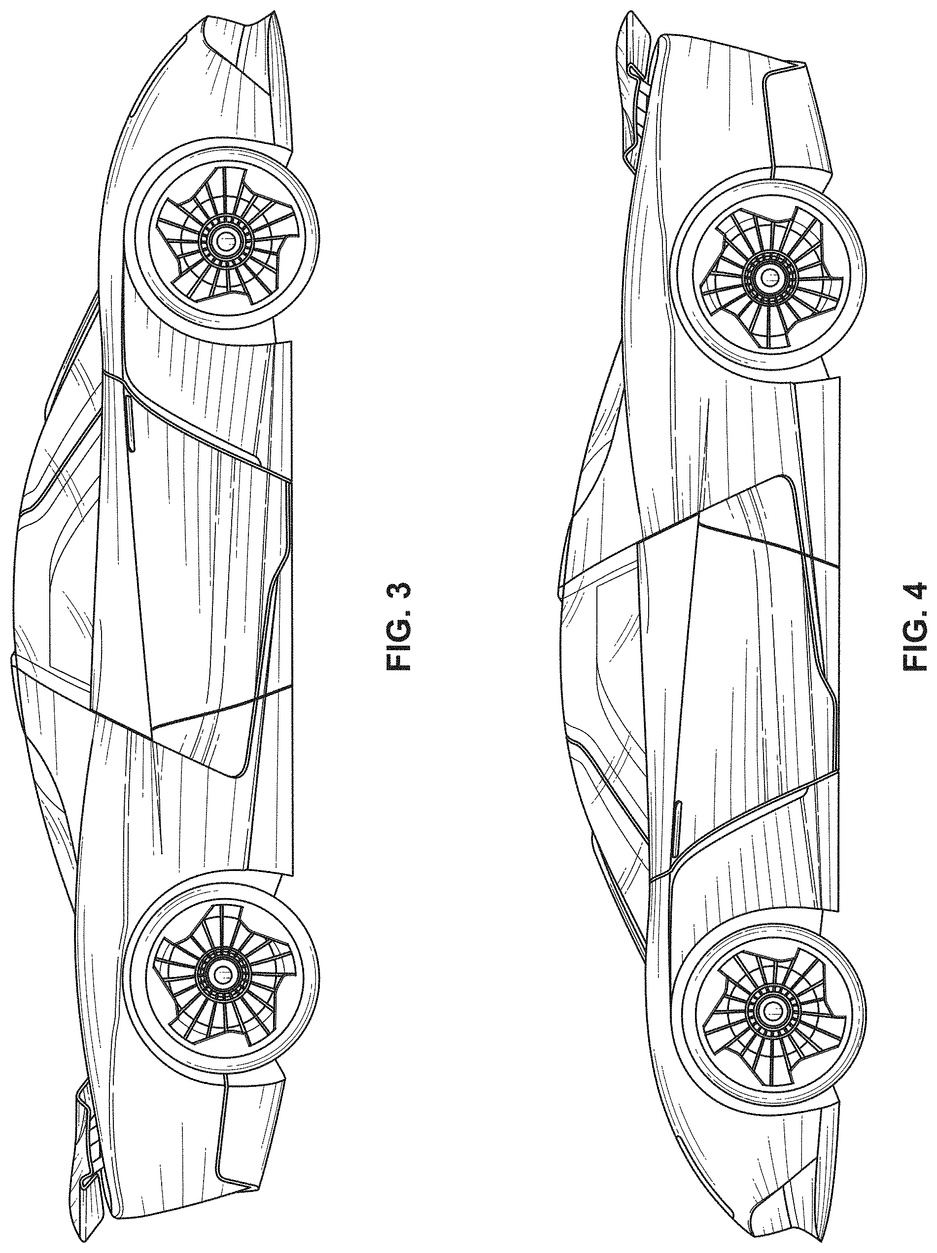 Patent USD1000317 Figure 2 – Vehicle