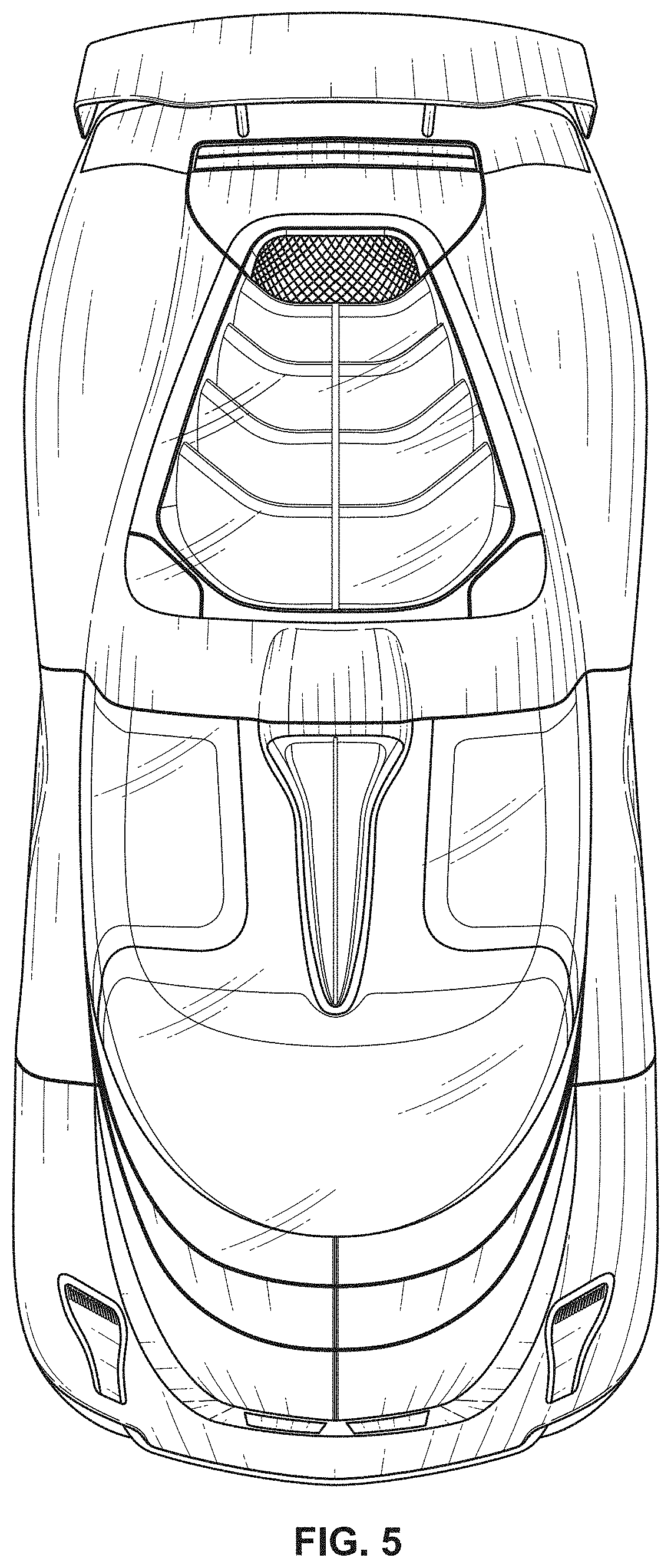 Patent USD1000317 Figure 3 – Vehicle