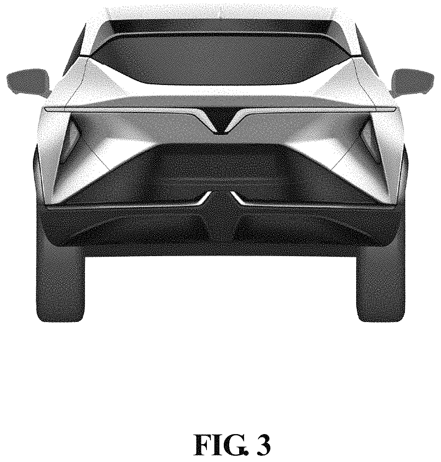 Patent USD1000318 Figure 3 – Automobile
