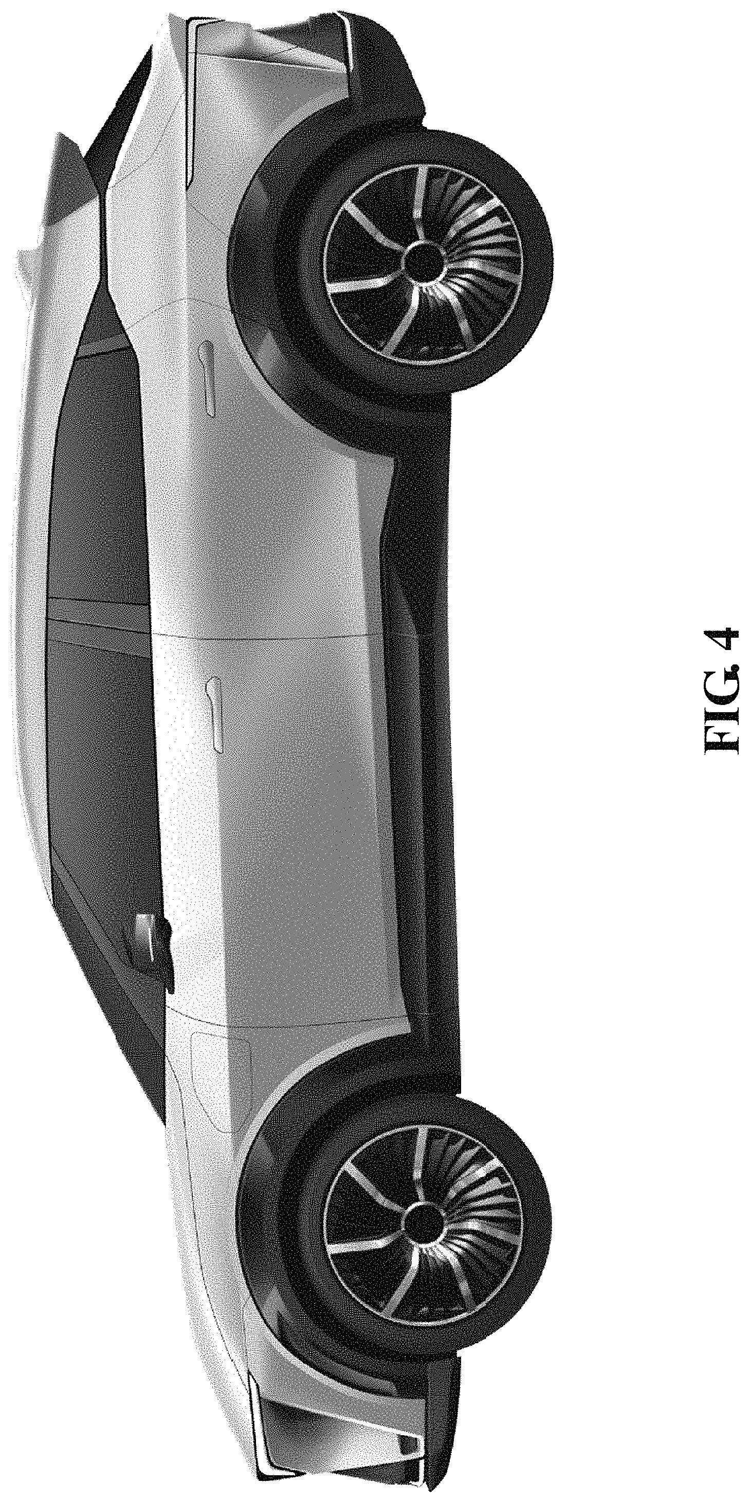 Patent USD1000318 Figure 4 – Automobile