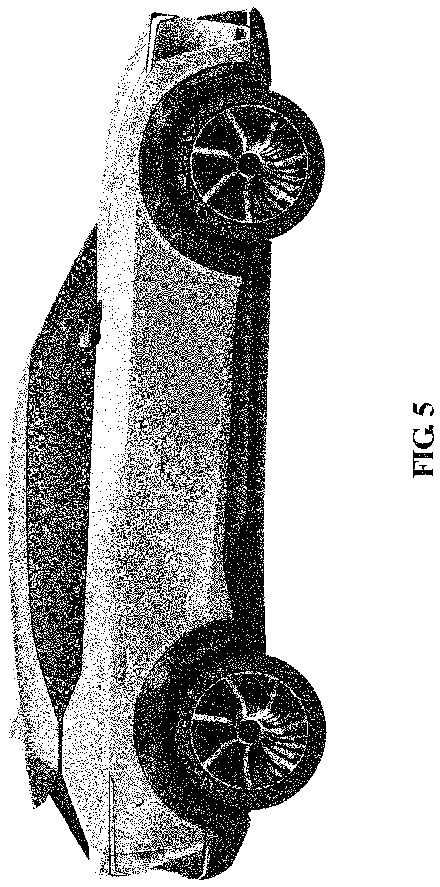 Patent USD1000318 Figure 5 – Automobile