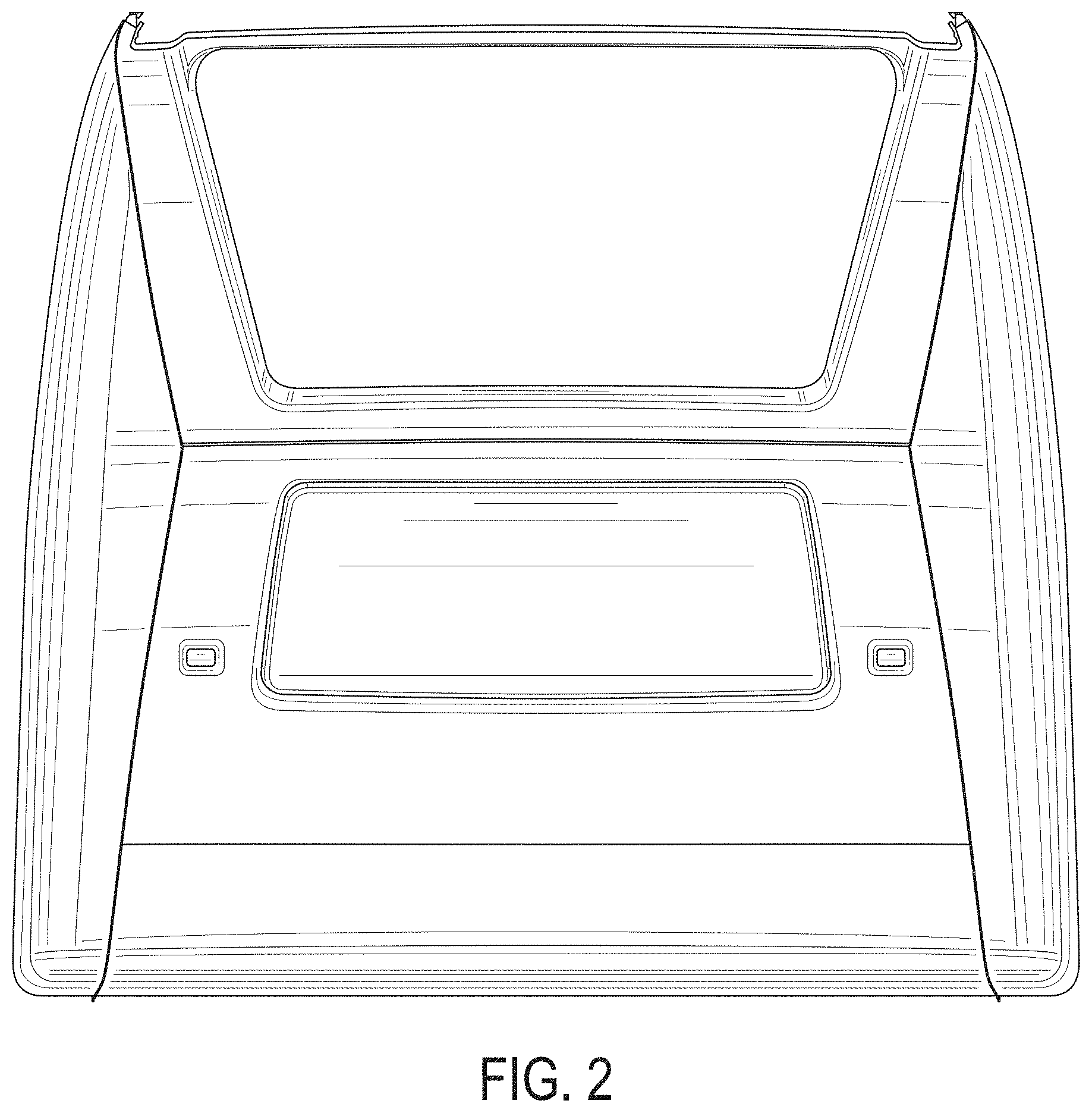 Patent USD1000319 Figure 2 – Vehicle roof