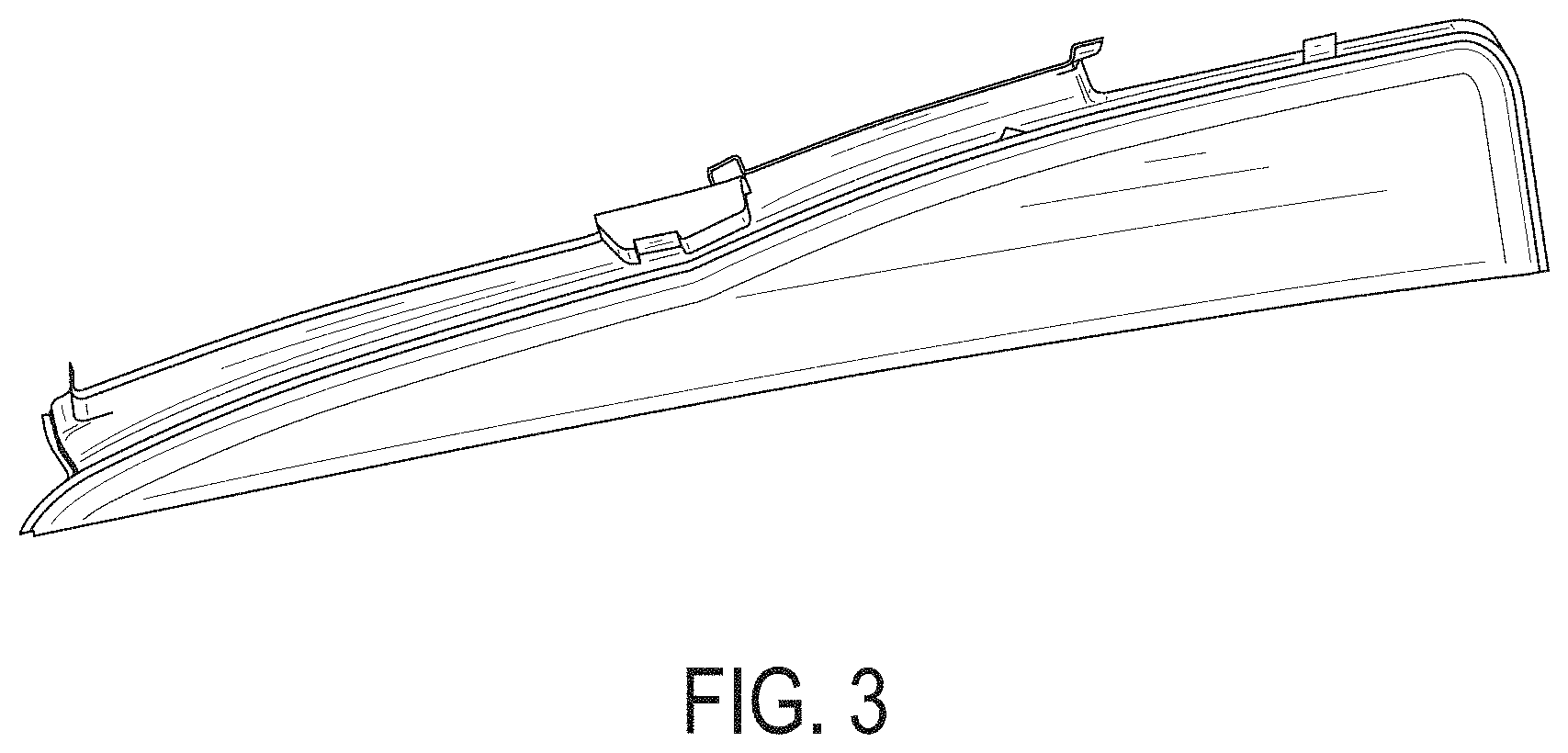 Patent USD1000319 Figure 3 – Vehicle roof
