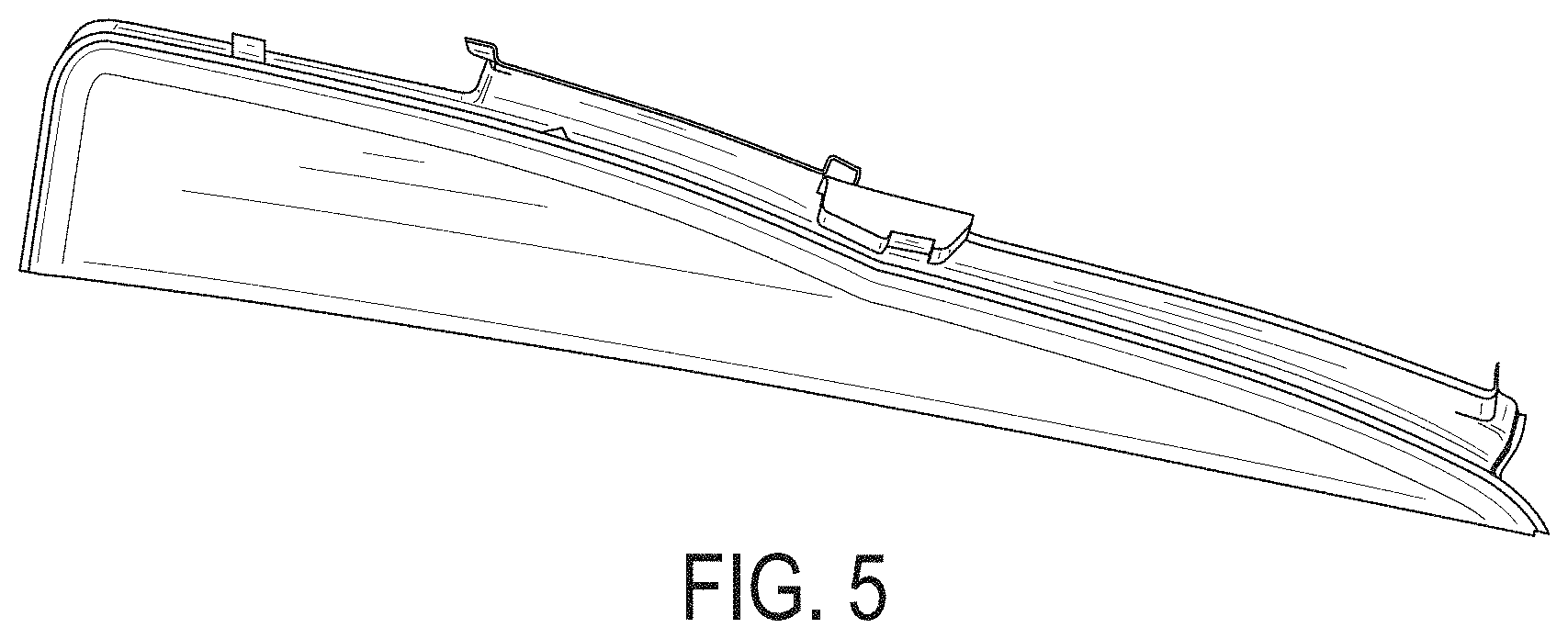 Patent USD1000319 Figure 5 – Vehicle roof