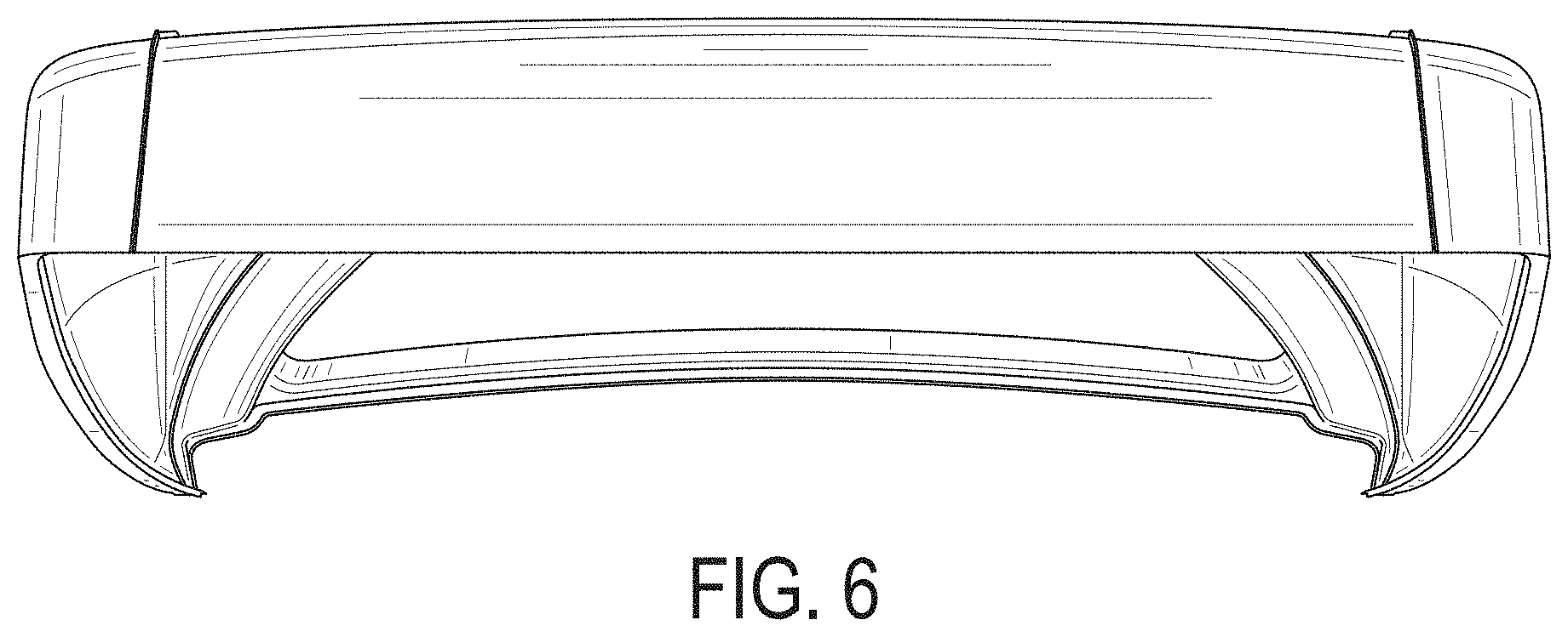 Patent USD1000319 Figure 6 – Vehicle roof