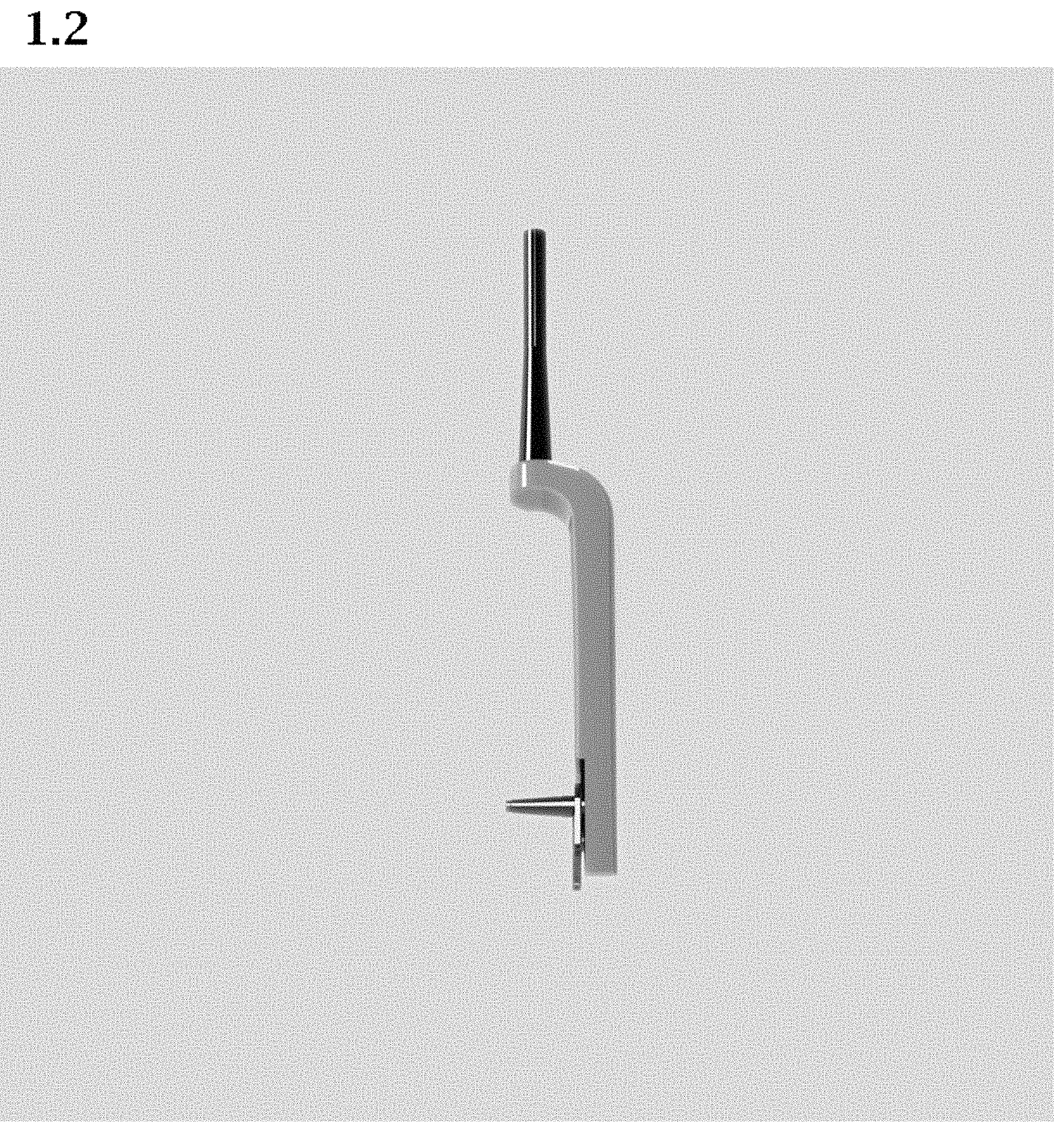 Patent USD1000321 Figure 2 – Bicycle or motorcycle fork