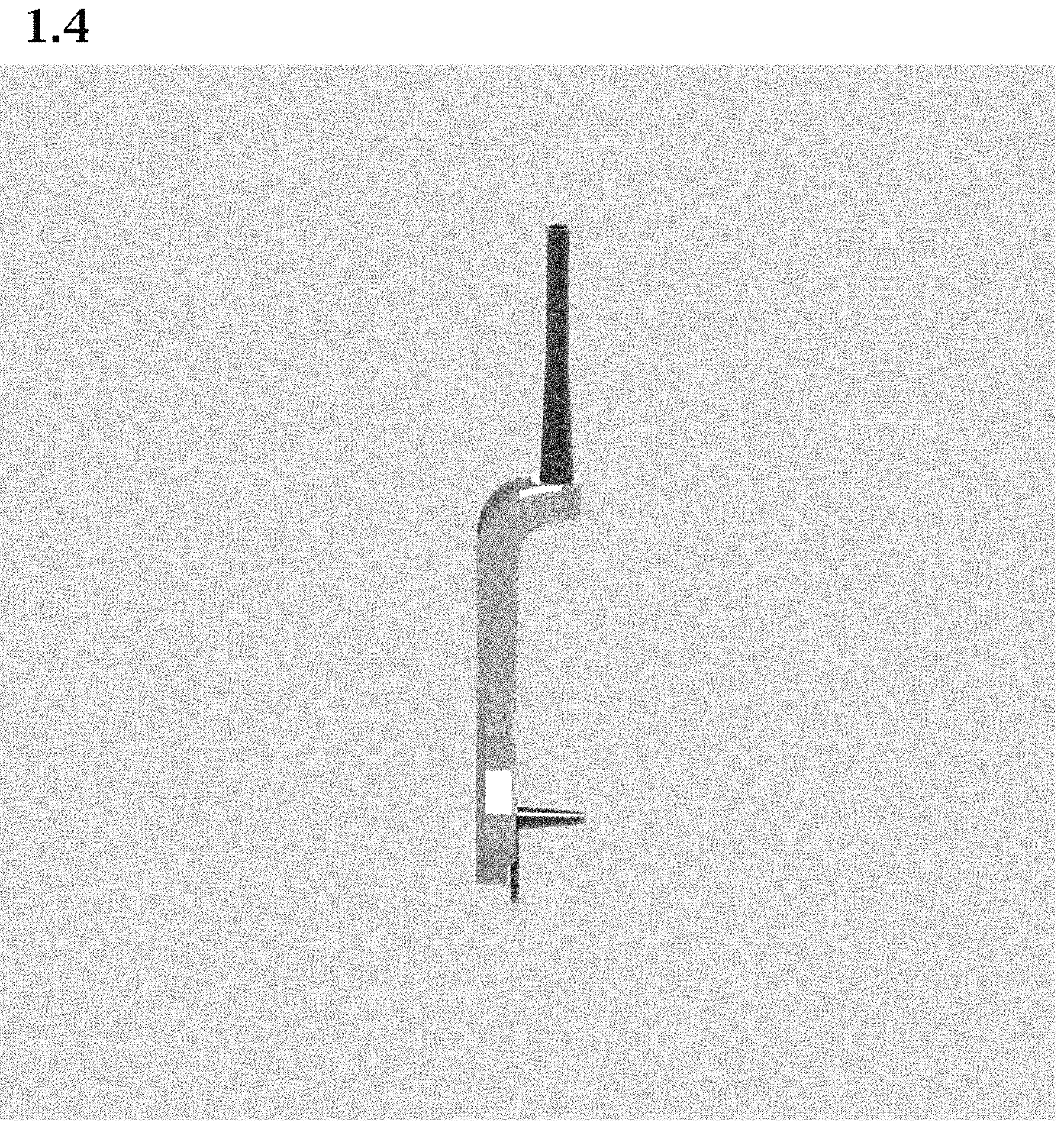 Patent USD1000321 Figure 4 – Bicycle or motorcycle fork