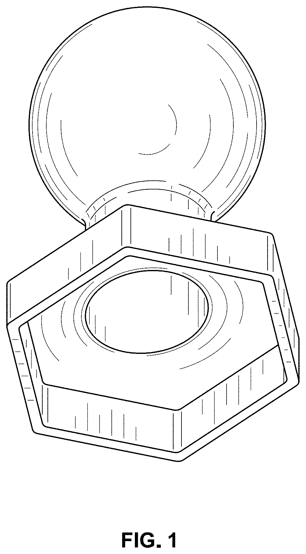 Patent USD1000323 — Hitch cover — Figure 1