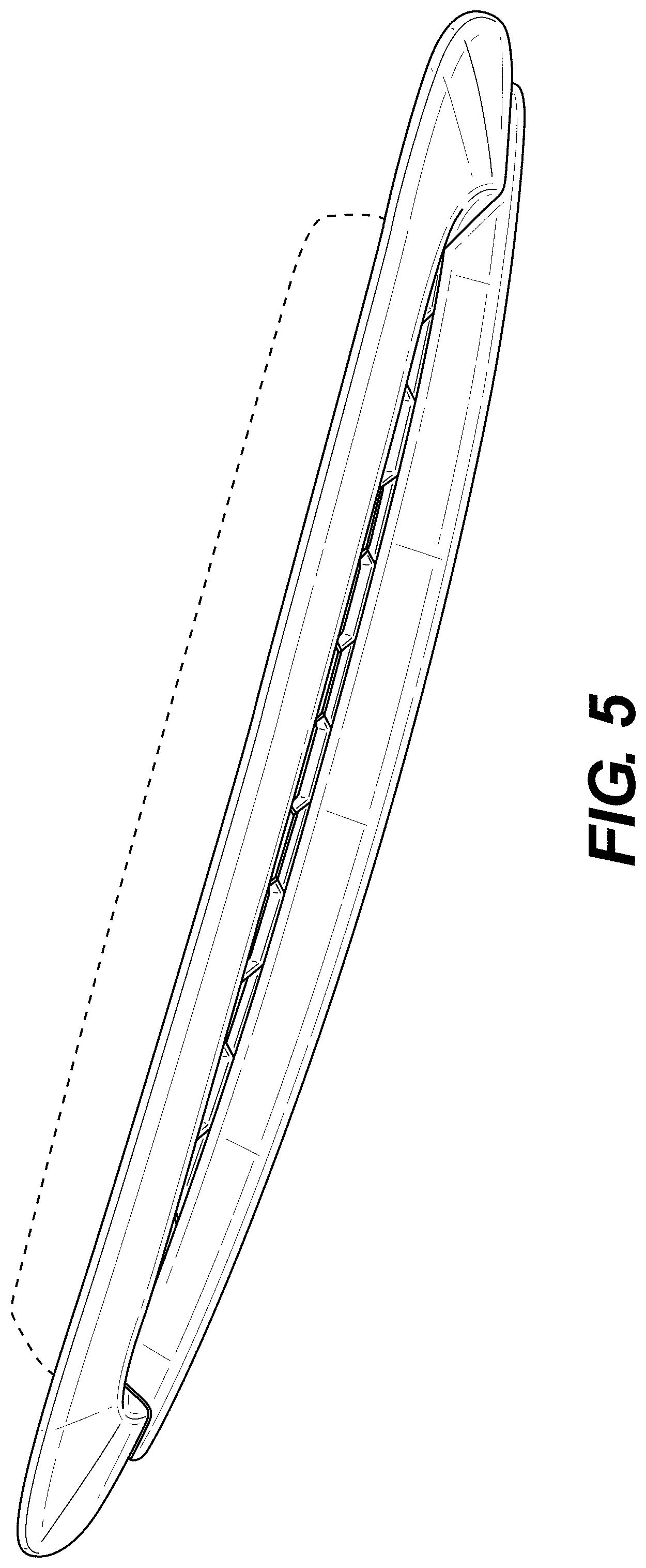 Patent USD1000325 Figure 5 – Air intake for a vehicle