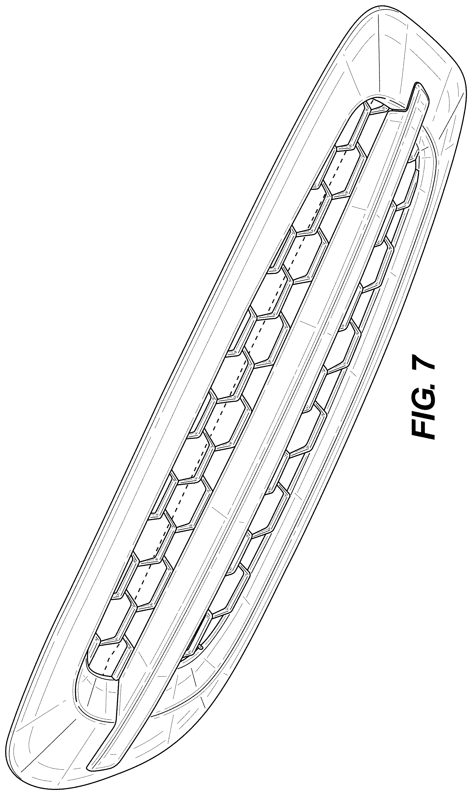 Patent USD1000325 Figure 7 – Air intake for a vehicle