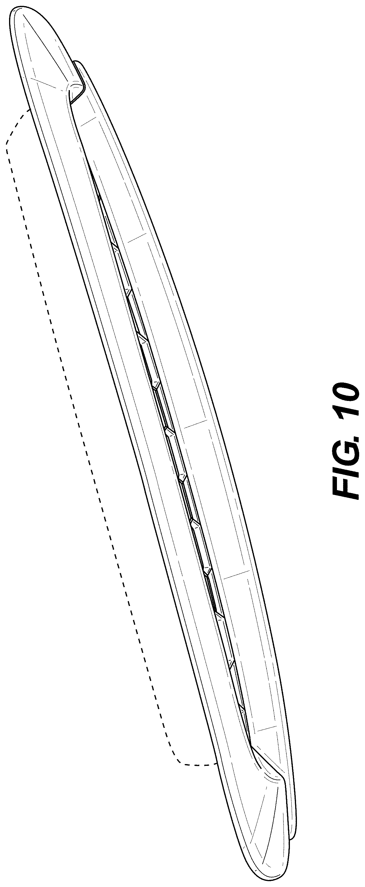 Patent USD1000325 Figure 10 – Air intake for a vehicle